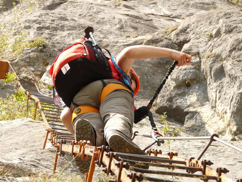 Climbing in Ledro valley, Hotel Sport *** 