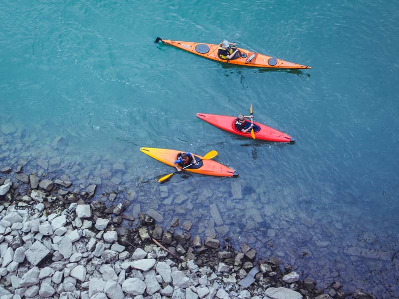 Canoeing in Ledro valley, Hotel Sport *** 