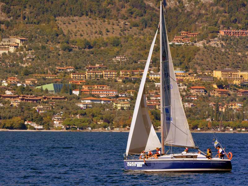 Sailing in Ledro valley, Hotel Sport *** 